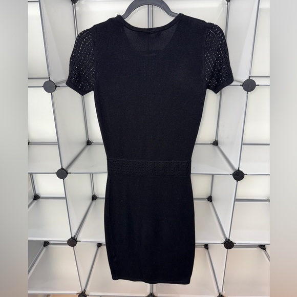 Ali & Jay Womens Open Knit Midi Dress Black Size XS - Picture 7 of 8